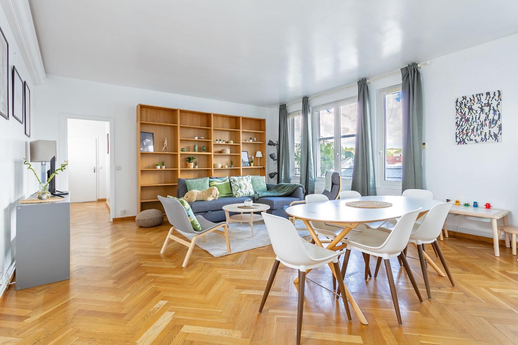 Apartament Parisian Penthouse With Large Terrasse Pierrefitte-sur-Seine Zewnętrze zdjęcie