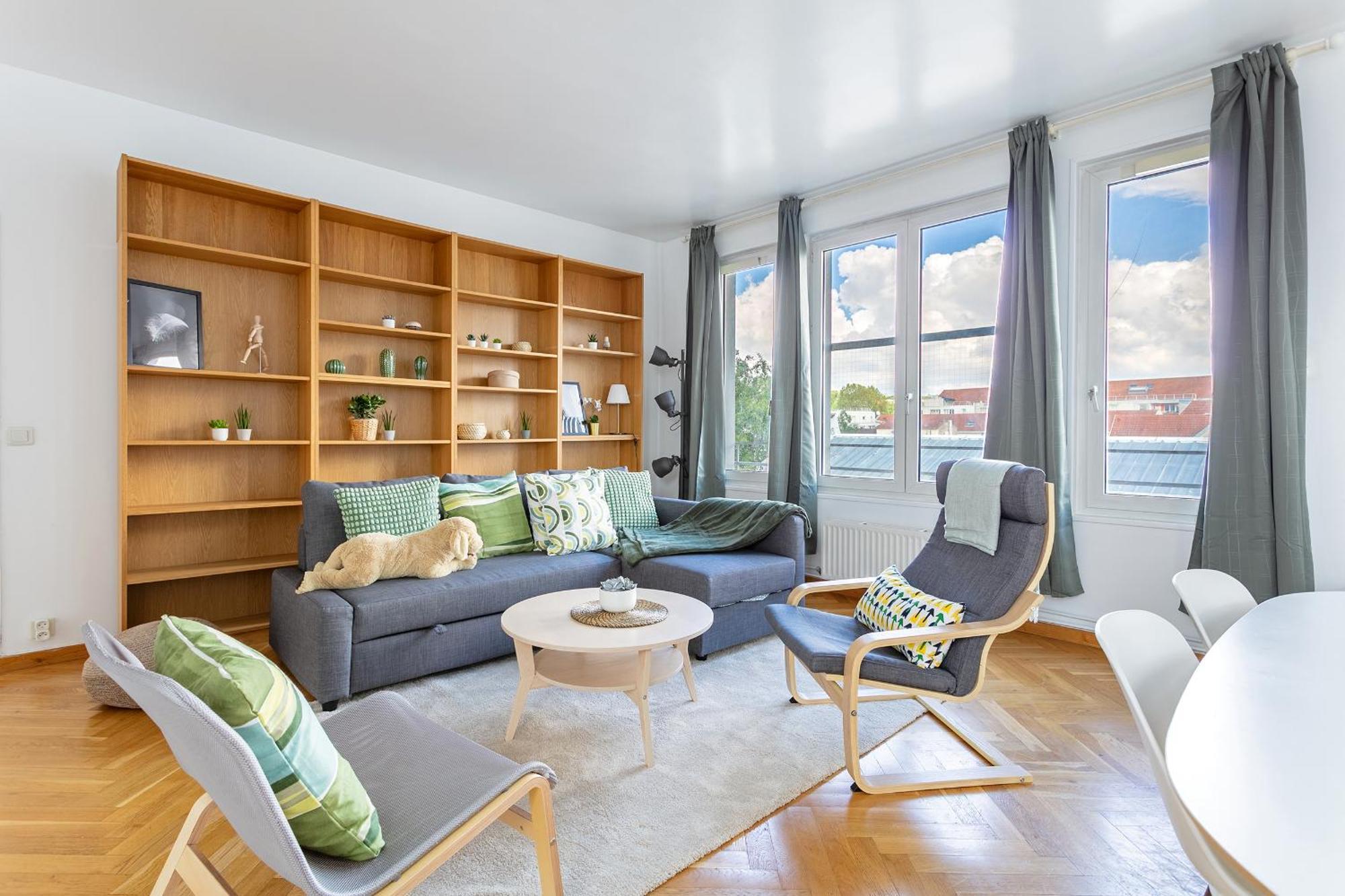 Apartament Parisian Penthouse With Large Terrasse Pierrefitte-sur-Seine Zewnętrze zdjęcie