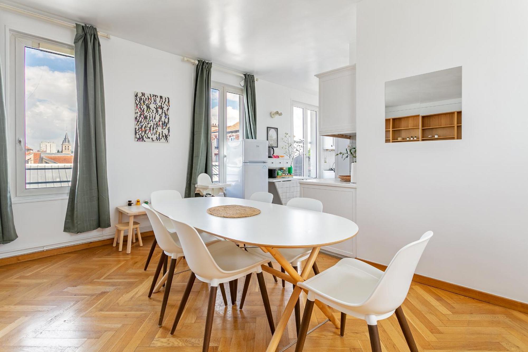 Apartament Parisian Penthouse With Large Terrasse Pierrefitte-sur-Seine Zewnętrze zdjęcie