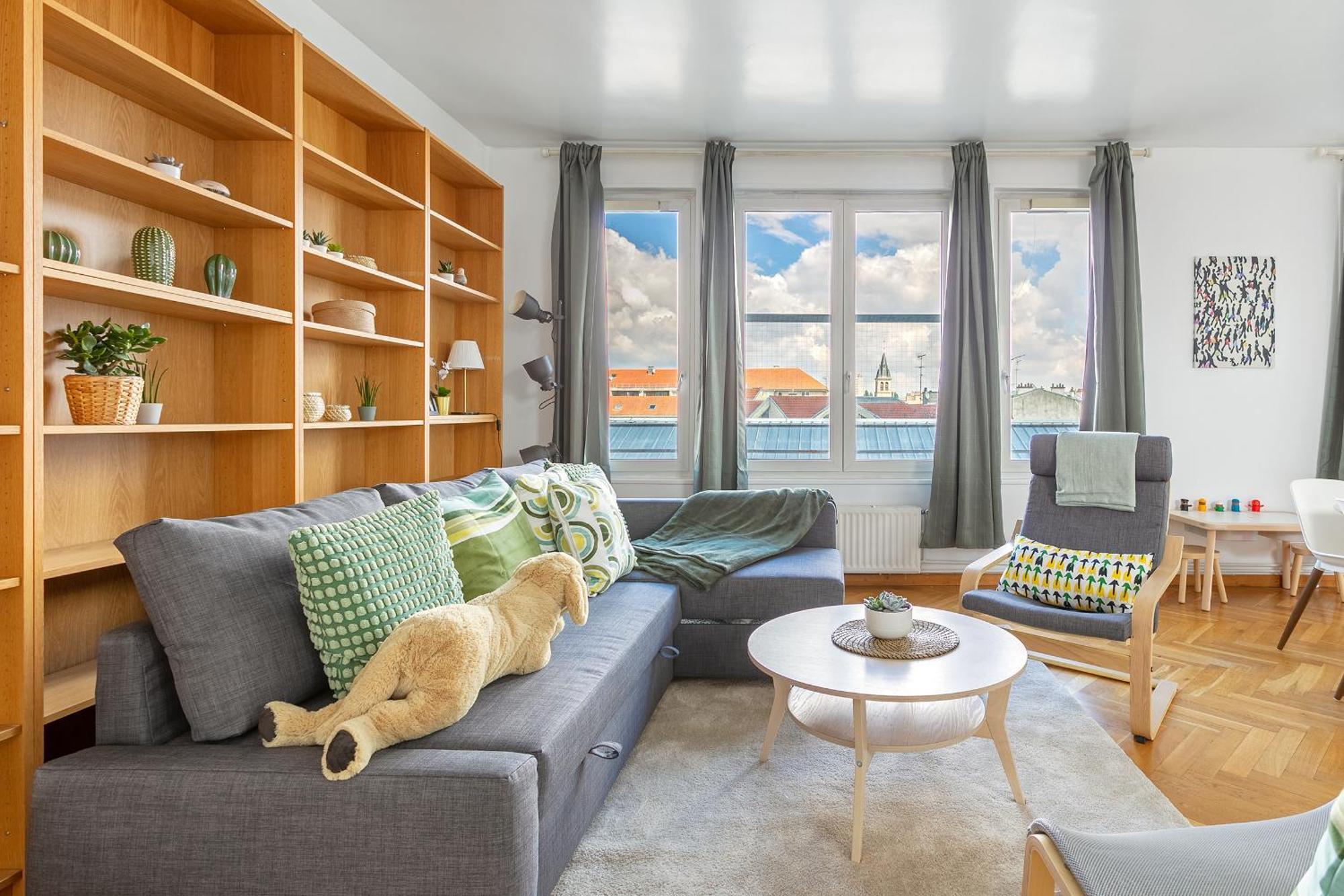 Apartament Parisian Penthouse With Large Terrasse Pierrefitte-sur-Seine Zewnętrze zdjęcie